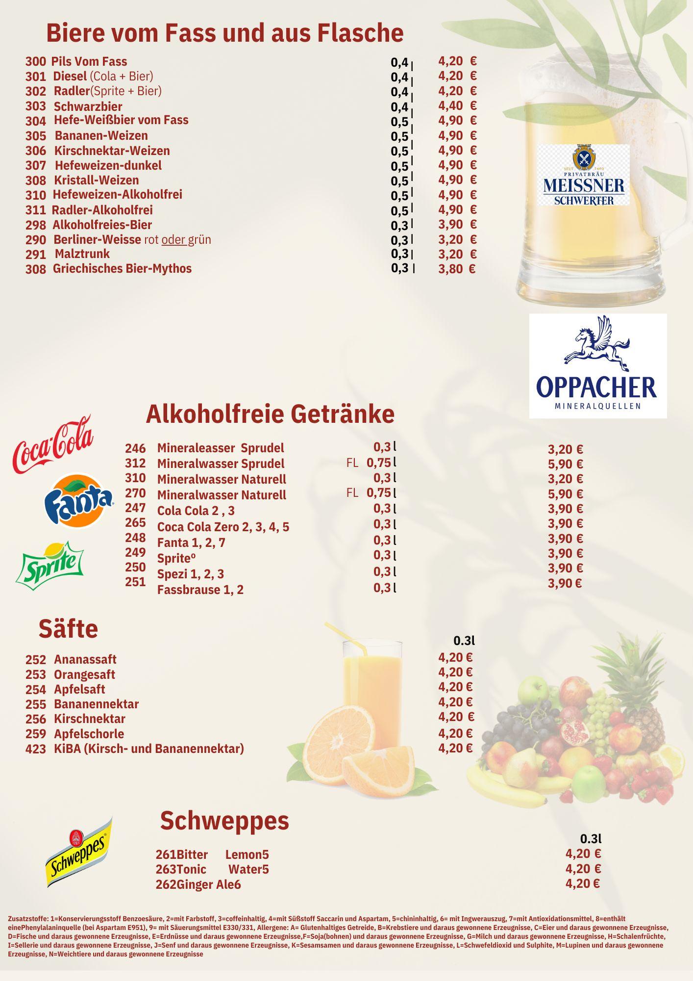 Speisekarte Seite 11