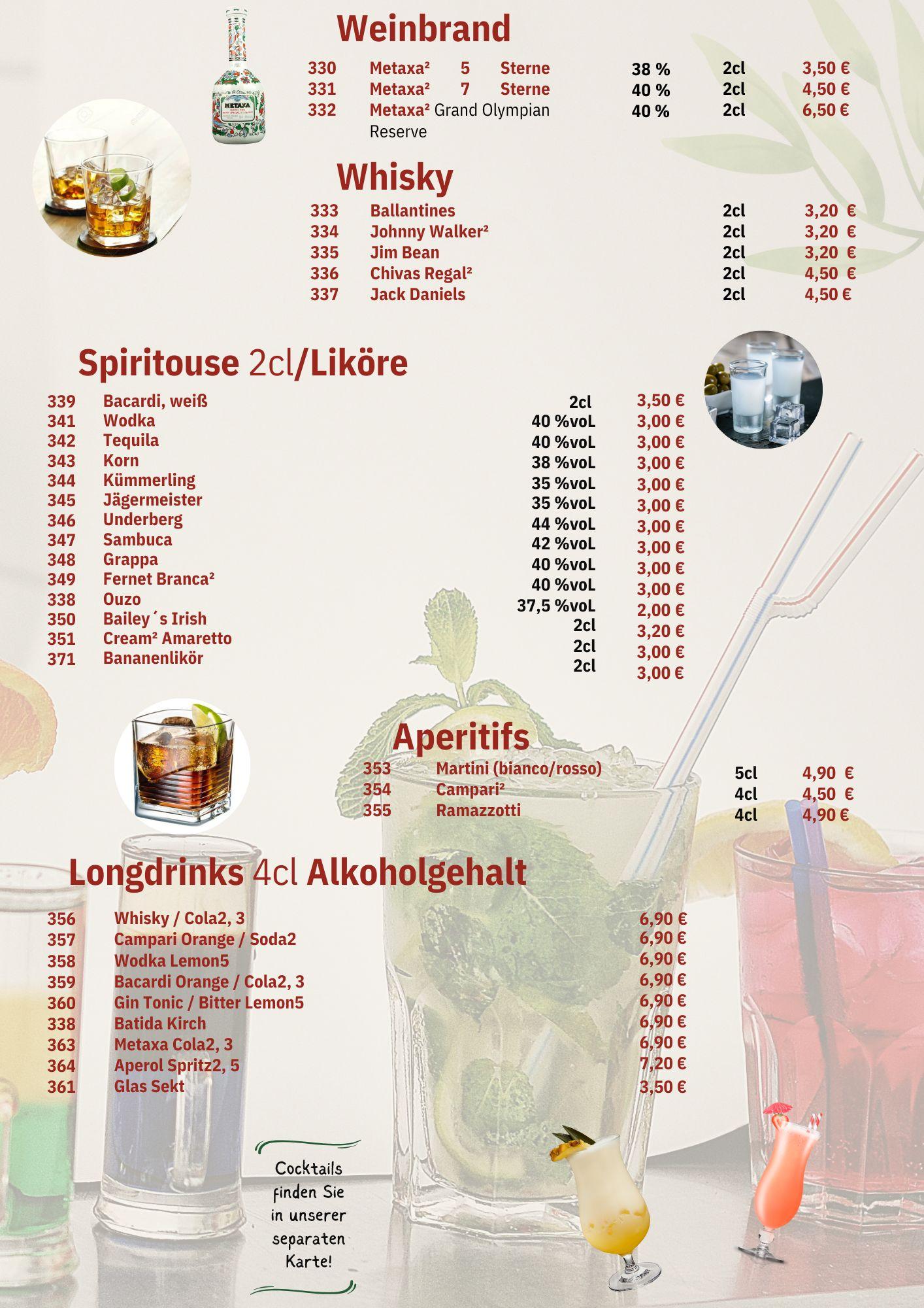 Speisekarte Seite 12